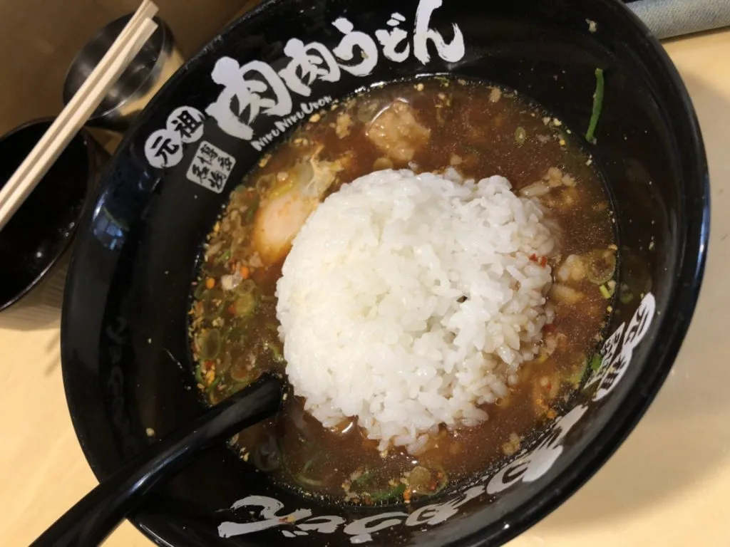 博多名物　元祖！肉肉うどん　中洲川端　上川端商店街 7