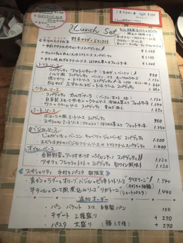 【薬院】自家製生パスタとワインの店、Pasta・Pasta (パスタ・パスタ) 2
