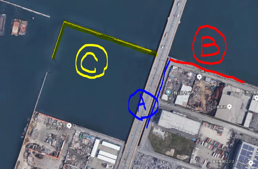 多々良川河口　福岡おすすめの釣り場