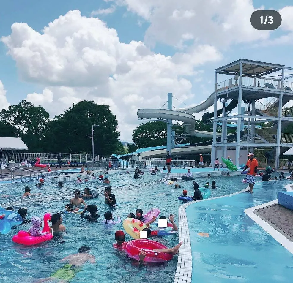 久留米市民流水プール 流れるプールにスライダーで大はしゃぎ！ 3