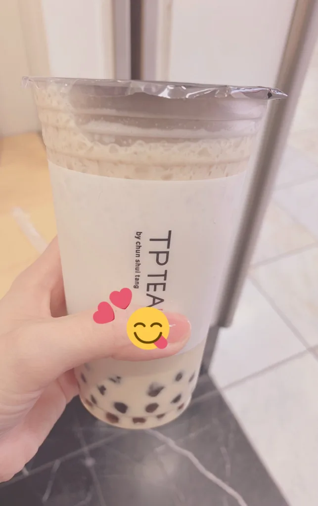 【TP TEA】もちもちタピオカと甘さ控えめミルクティー✨ 2