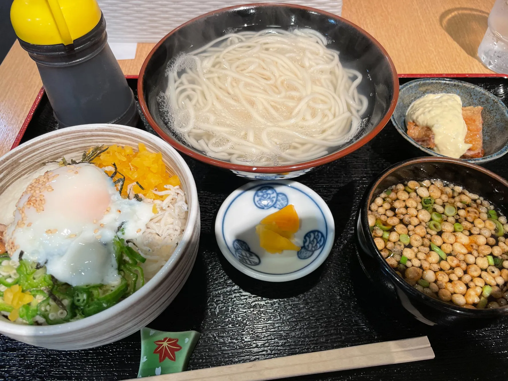 釜揚げうどん 広い店内でベビーカーも楽々♪中洲川端店 2