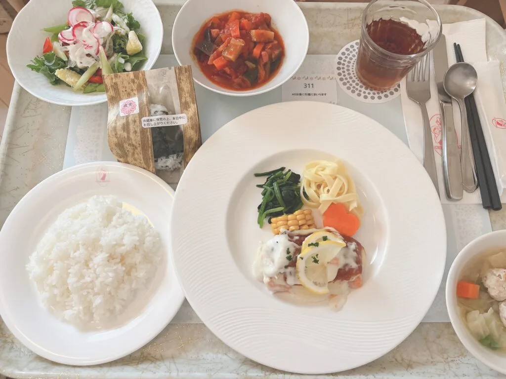 【井槌病院】無痛分娩  5日間入院中の食事記録😋💕 7