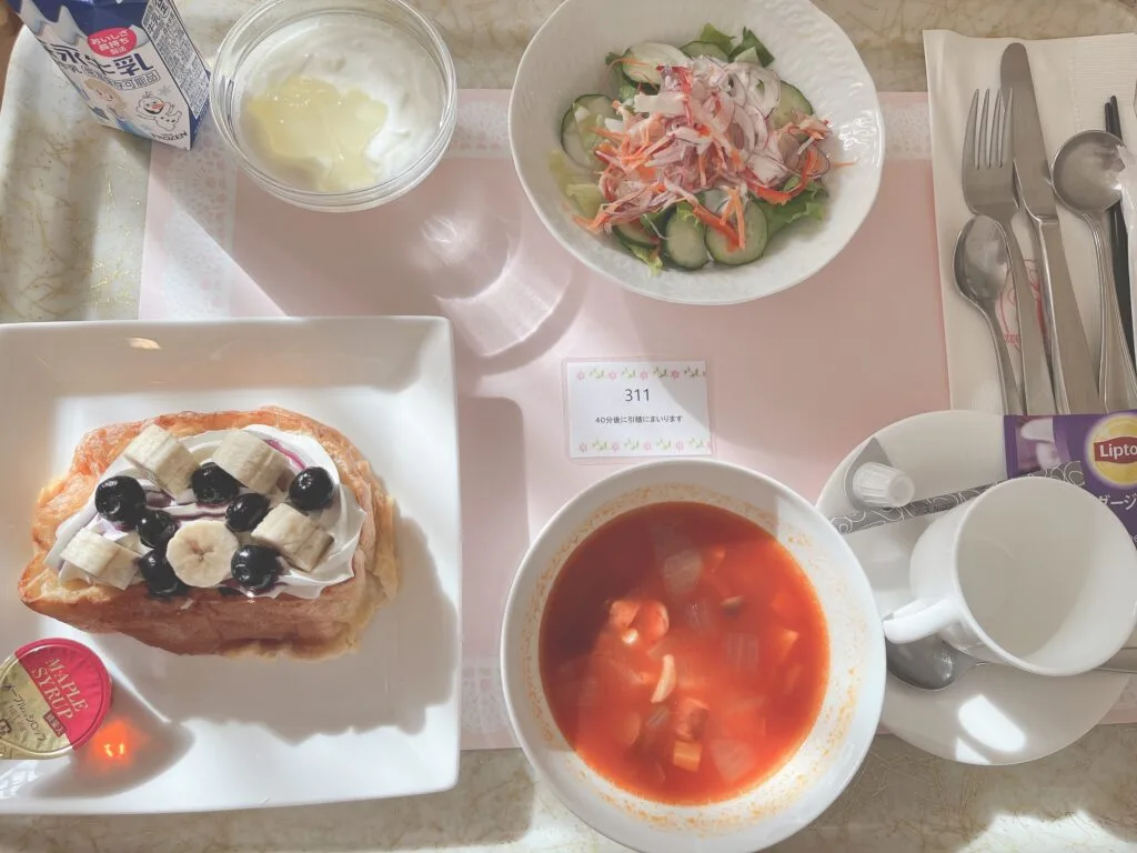 【井槌病院】無痛分娩  5日間入院中の食事記録😋💕 16