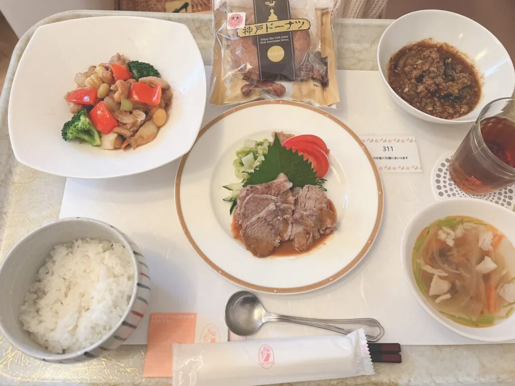 【井槌病院】無痛分娩  5日間入院中の食事記録😋💕 22